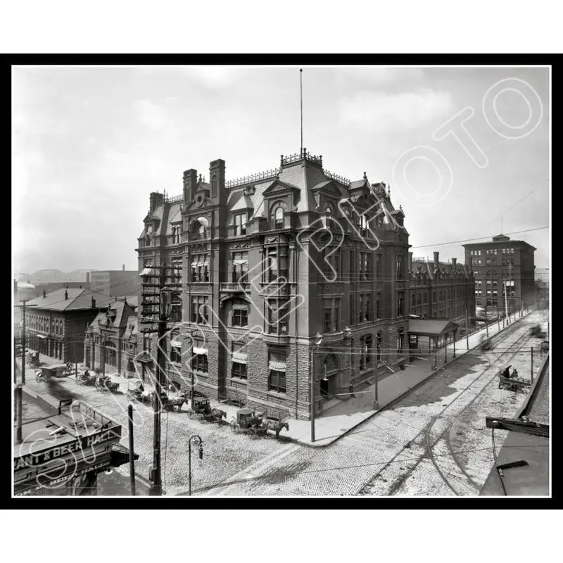 Central Union Station 8X10 Photo - 1905 Cincinnati Ohio - 2468