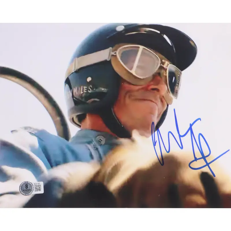 Christian Bale Signed "Ford v Ferrari" 8x10 Photo (Beckett COA)