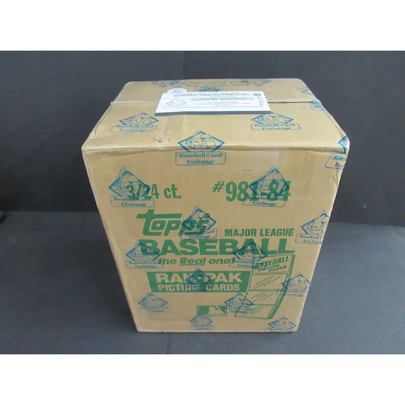 1984 Topps Baseball Unopened Rack Case (3 Box) (BBCE) (A11583)