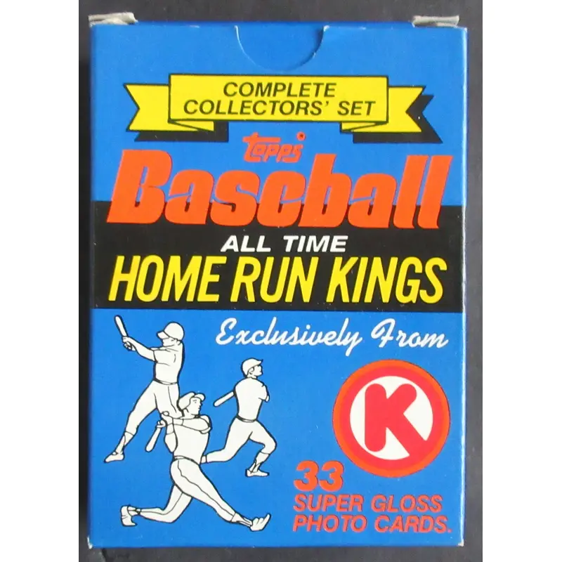 1985 Topps Baseball Circle K Home Run Kings Factory Set