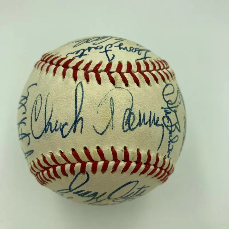 Beautiful 1973 Chicago White Sox Team Signed American League Joe Cronin Baseball
