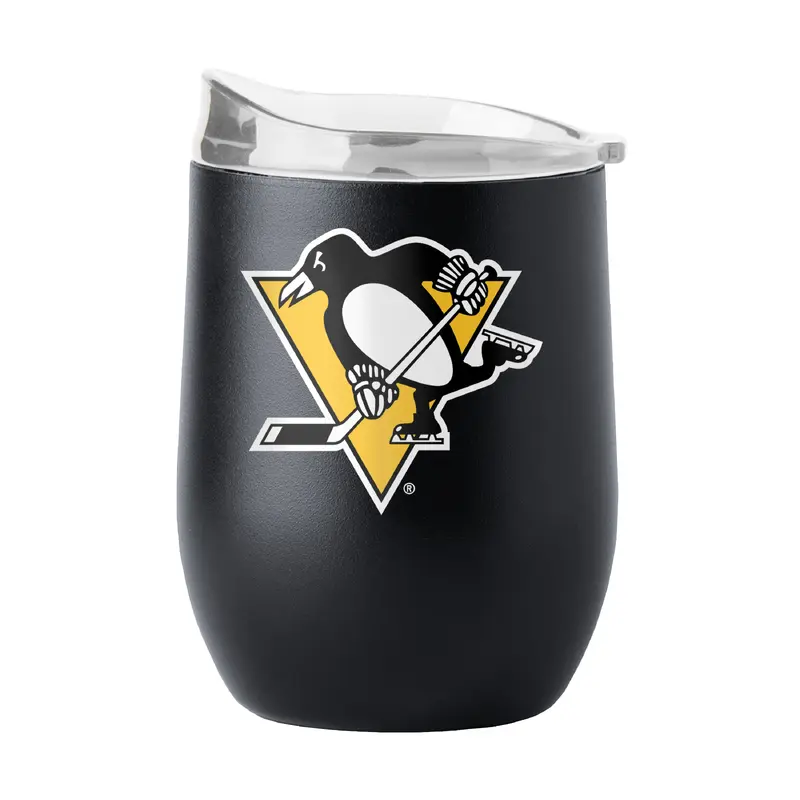 Pittsburgh Penguins 16oz Flipside Powder Coat Curved Bev