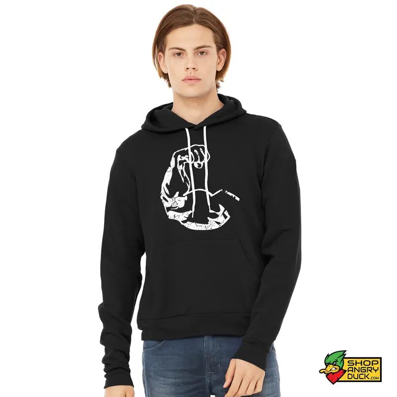 Sculpt Fitness White ARM Logo Hoodie