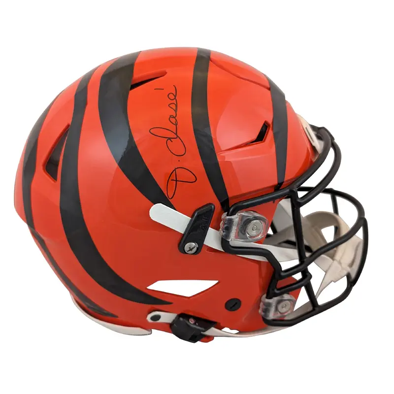 Bengals Ja'Marr Chase Authentic Signed Speed Flex Full Size Helmet BAS Witnessed