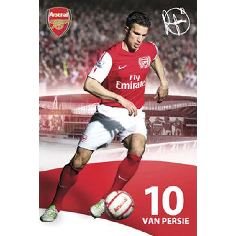Robin Van Persie "Signature" Arsenal FC Poster - GB Eye 2011