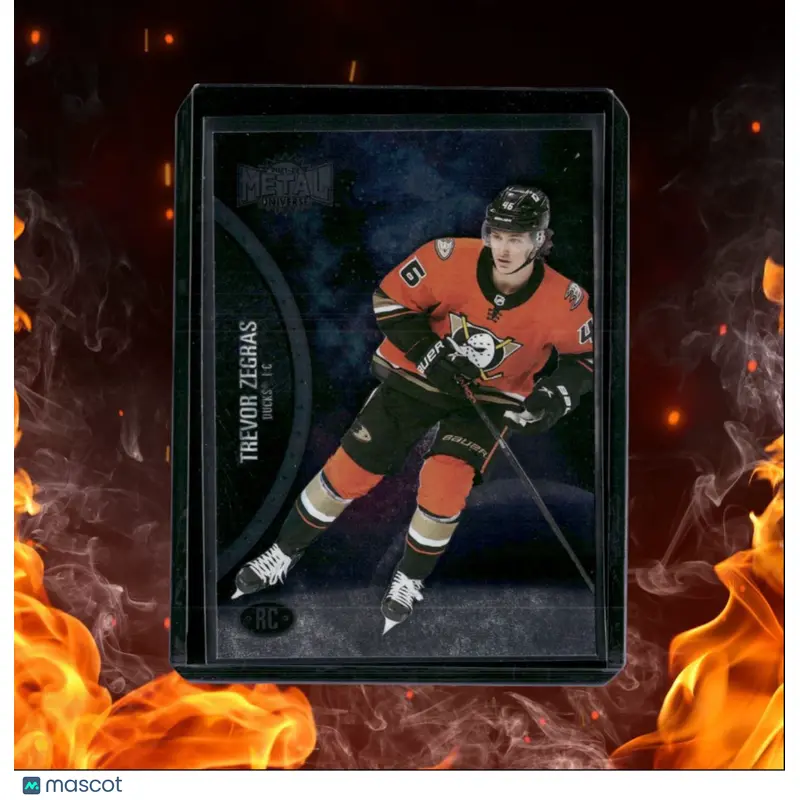 2021-22 SkyBox Metal Universe Trevor Zegras Rookie #175