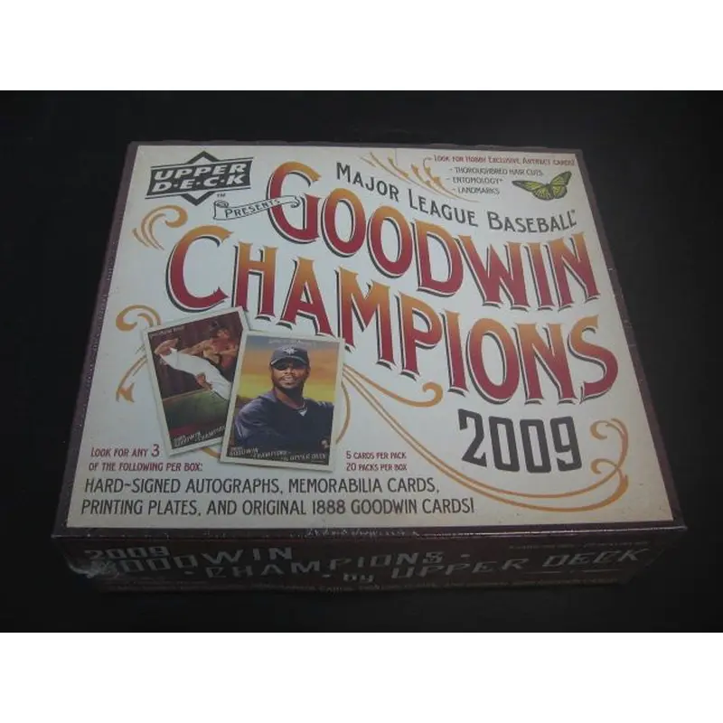 2009 Upper Deck Goodwin Champions Baseball Box (Hobby)