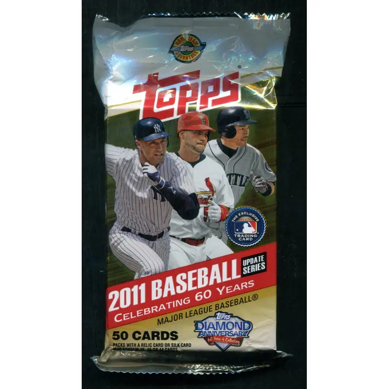 2011 Topps Baseball Update Series Unopened Jumbo Pack (HTA) (50)
