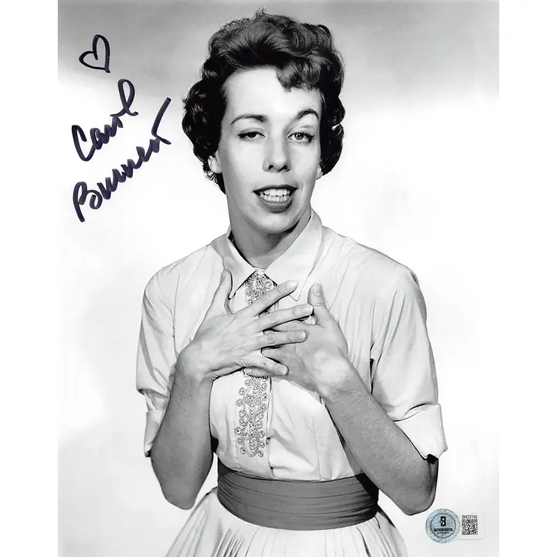 Carol Burnett Authentic Signed 8x10 Vertical Photo Autographed BAS 7