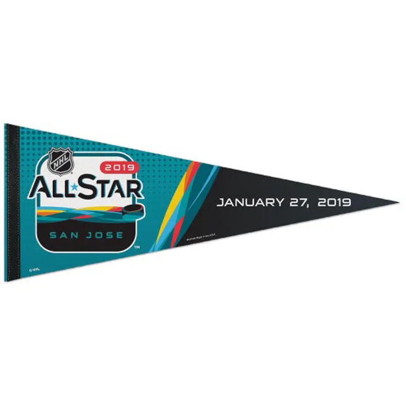NHL All-Star Game 2019 (San Jose) Official Premium Felt Collector's Pennant - Wincraft