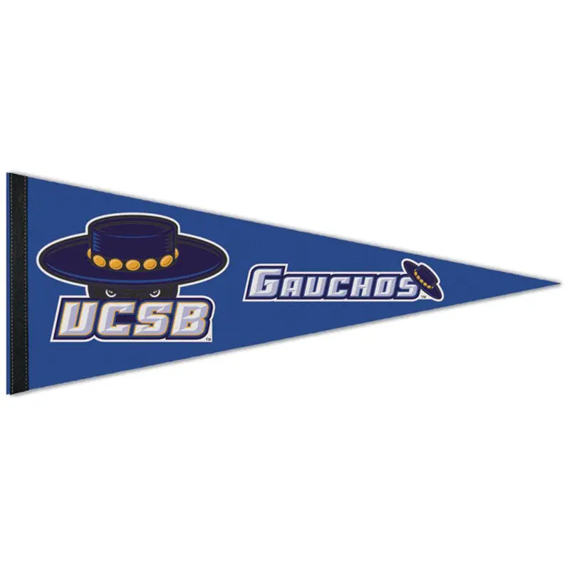 UC Santa Barbara Gauchos NCAA Sports Team Logo Premium Felt Pennant - Wincraft Inc.