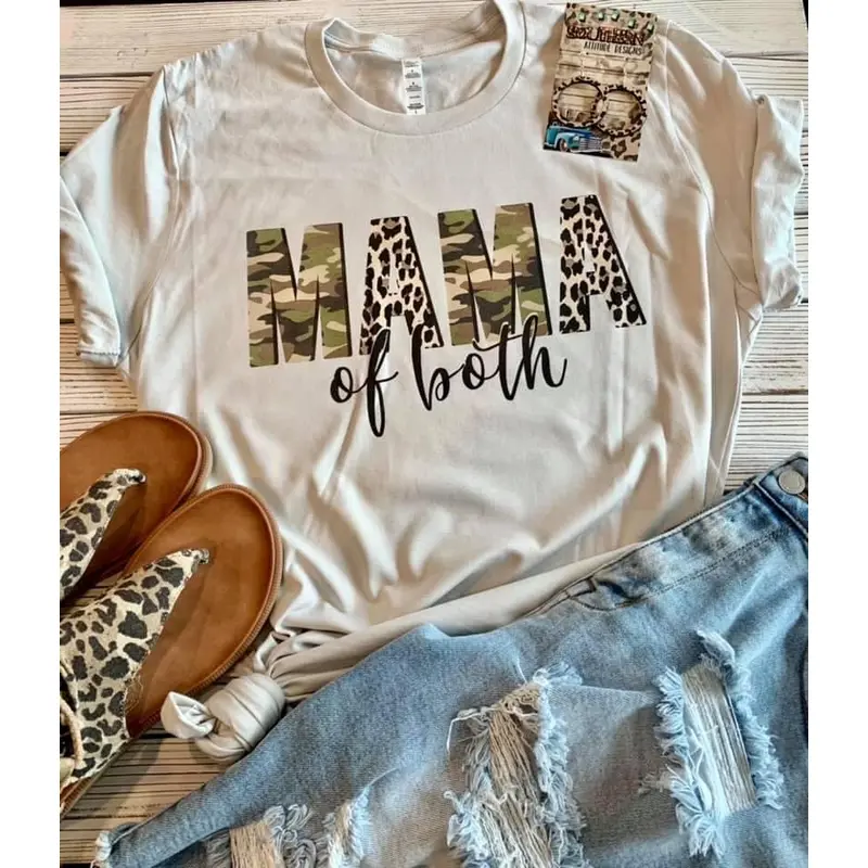 Mama of Both- Camo & Leopard