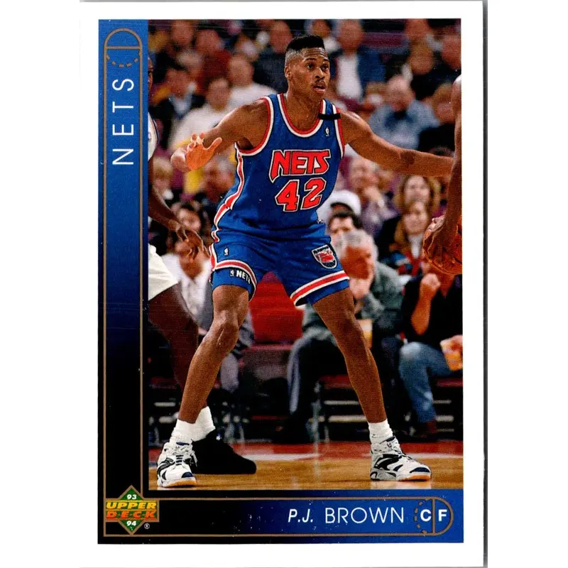 1993 Upper Deck P.J. Brown #403 Rookie