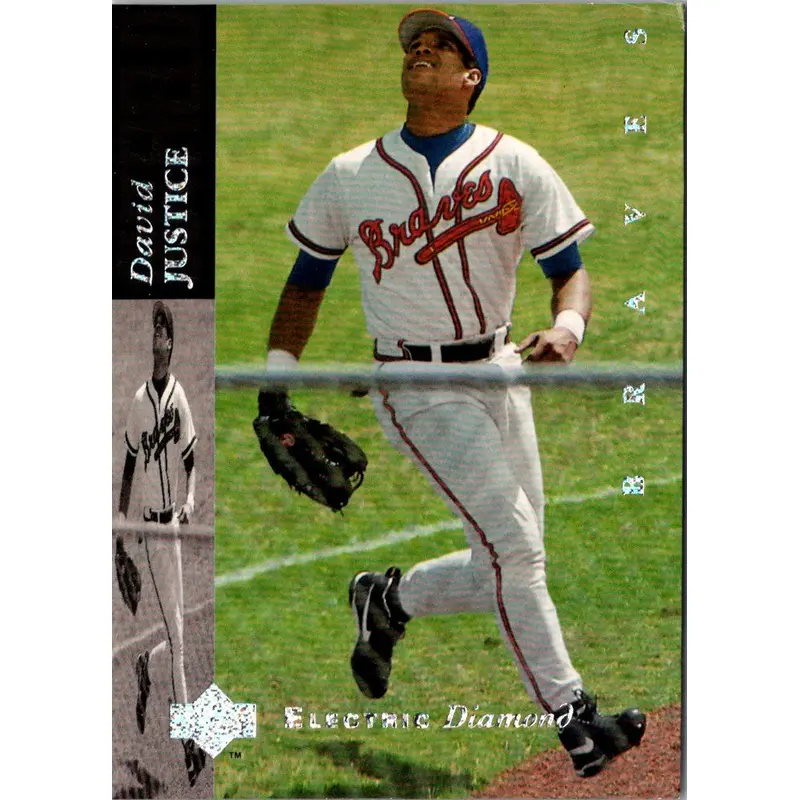 1994 Upper Deck Electric Diamond David Justice #375