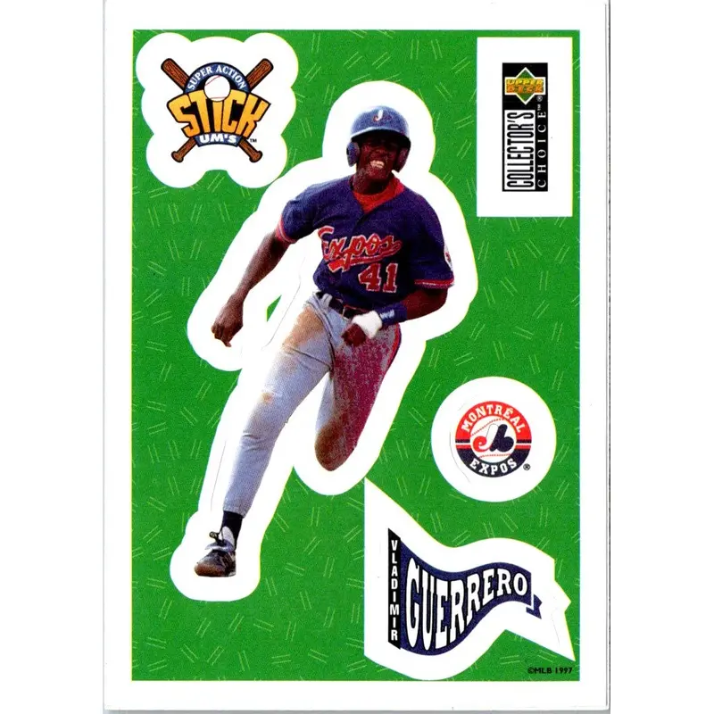 1997 Collector's Choice Stick'Ums Vladimir Guerrero #28