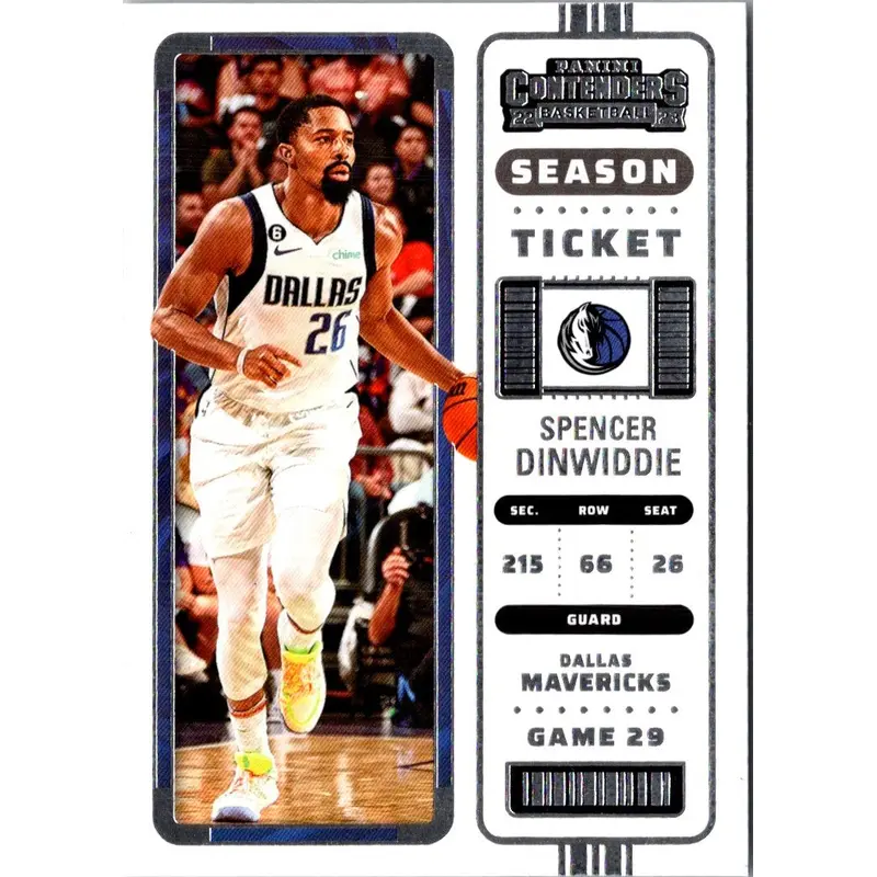 2022 Panini Contenders Season Ticket Spencer Dinwiddie #61