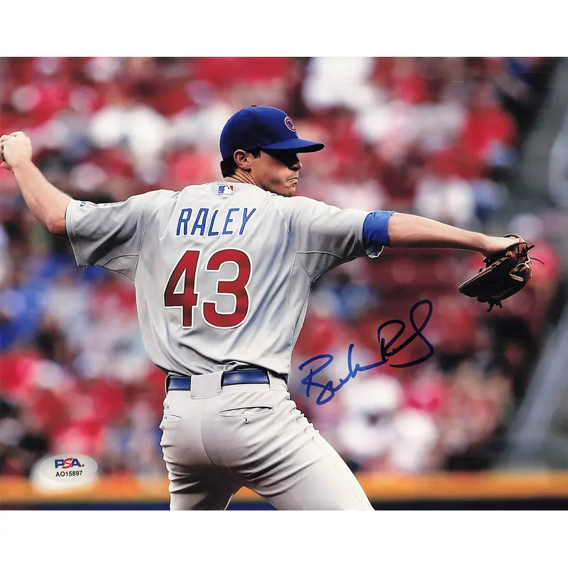 Brooks Raley signed 8x10 photo PSA/DNA New York Mets Autographed