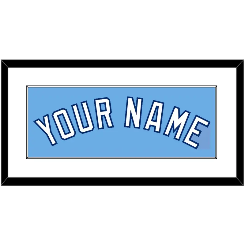 Kansas City Name - Alternate Powder Blue - Single Mat 1