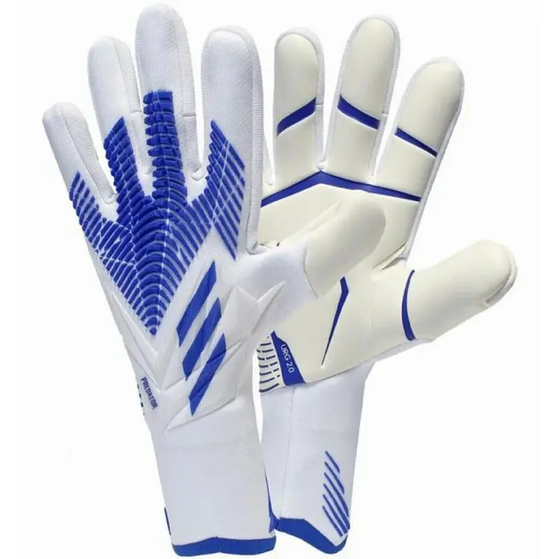 New Adidas Predator Pro GL Soccer Goalie Gloves Size 10.5 - Blue & White