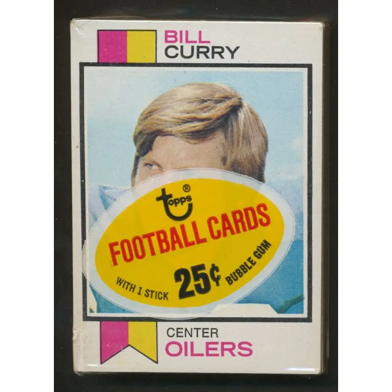 1973 Topps Football Unopened Cello Pack