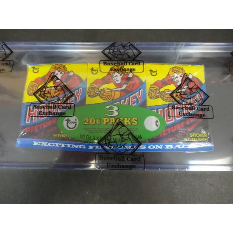 1978/79 Topps Hockey Unopened Wax Pack Tray (Authenticate)