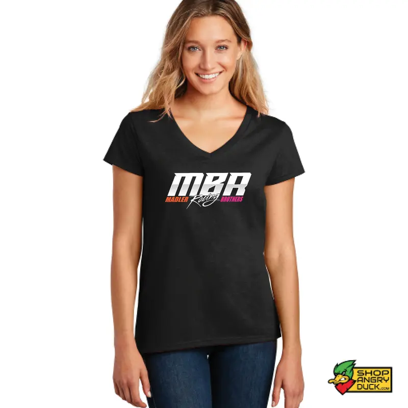 Madler Brothers Racing Ladies V-Neck T-Shirt
