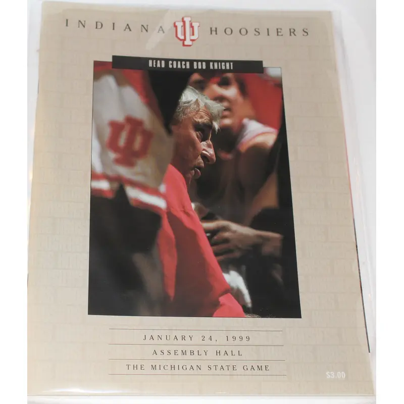 1999 Michigan State vs Indiana University Basketball Program
