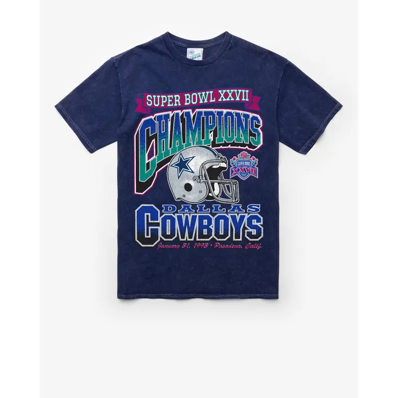 DALLAS COWBOYS SUPER BOWL GRIDIRON LOCKER '47 VINTAGE TUBULAR TEE