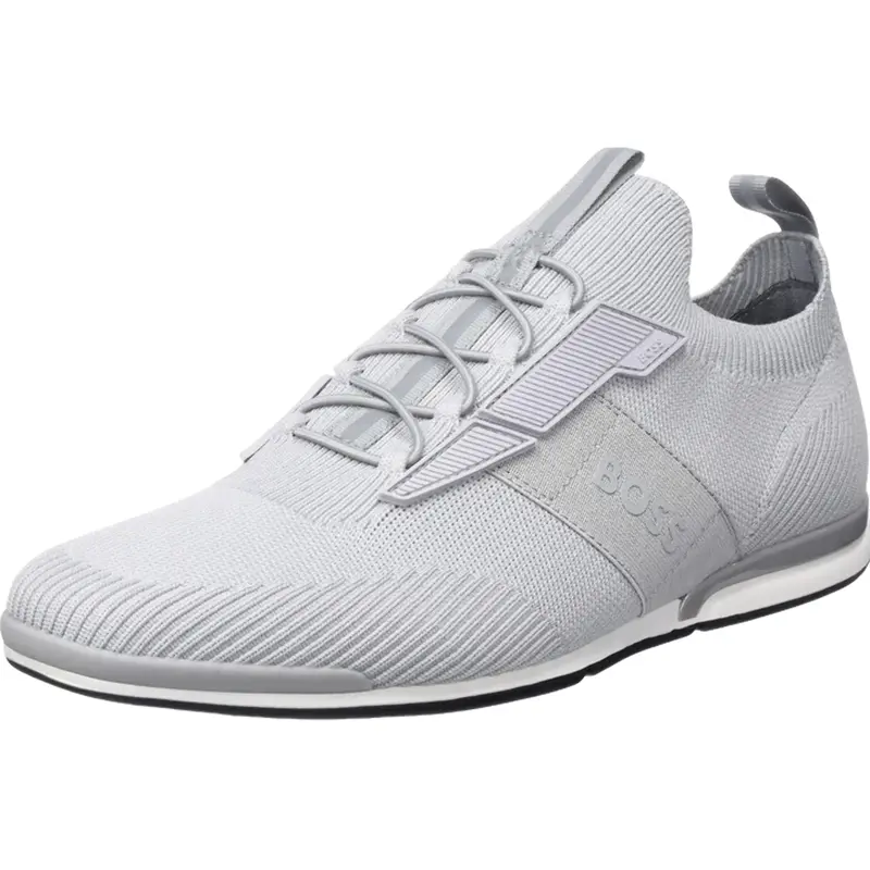 HUGO BOSS GRAY MENS SHOE SATURN LOWP FLNY 50474848036