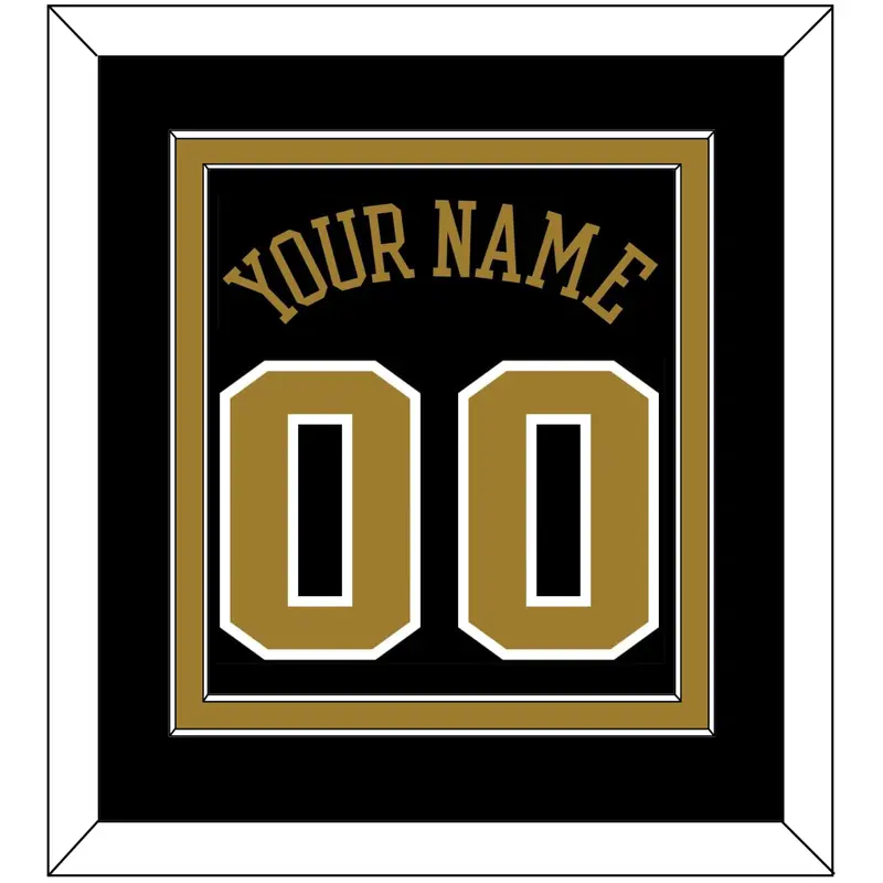 Wake Forest Basketball Name & Number - Road Black (2006-2009) - Double Mat 2