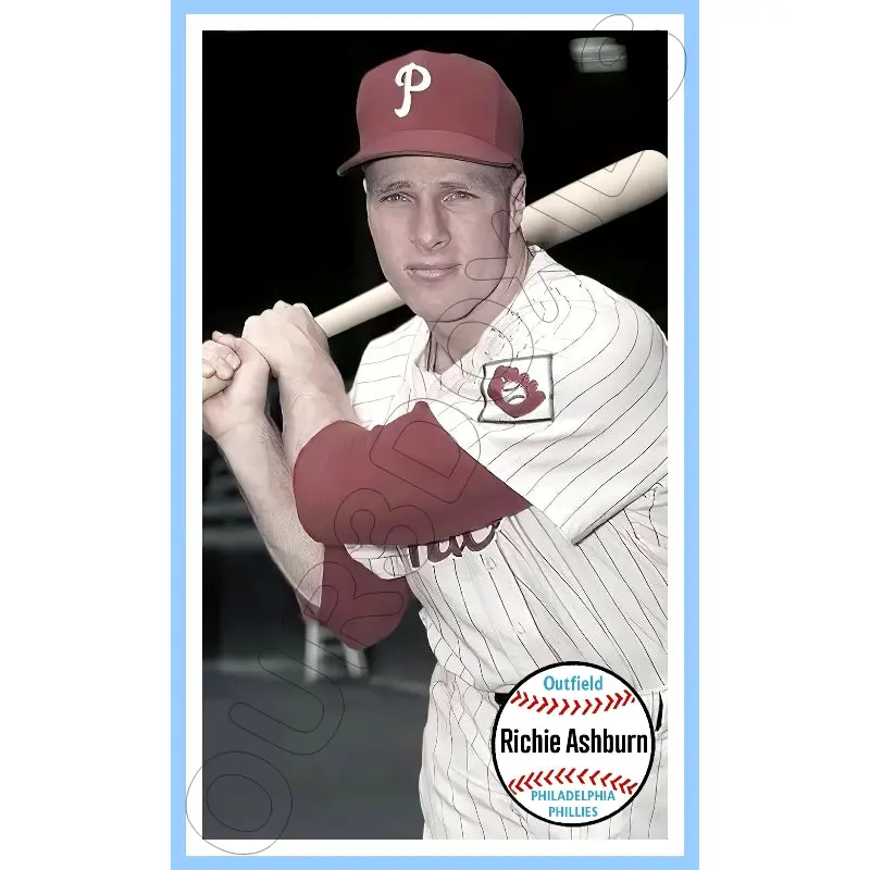 Richie Ashburn 1964 Topps Giants Custom Card - 4686