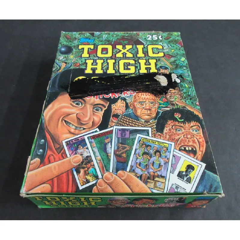 1991 Topps Toxic High School Stickers Box