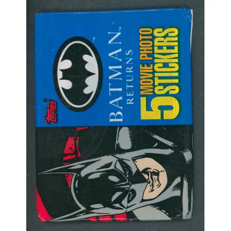 1992 Topps Batman Returns Stickers Unopened Pack