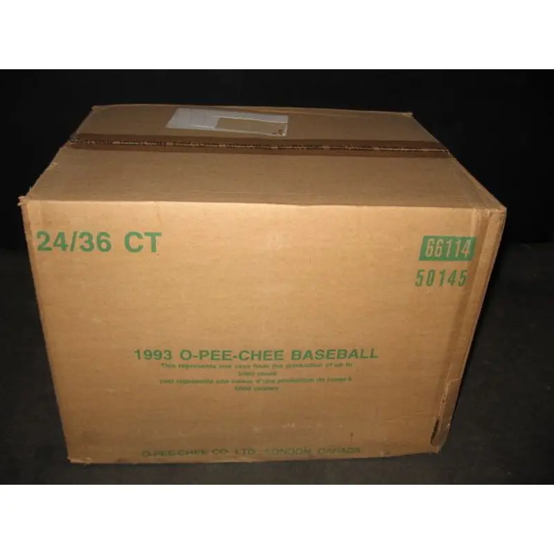 1993 OPC O-Pee-Chee Baseball Case (24 Box)