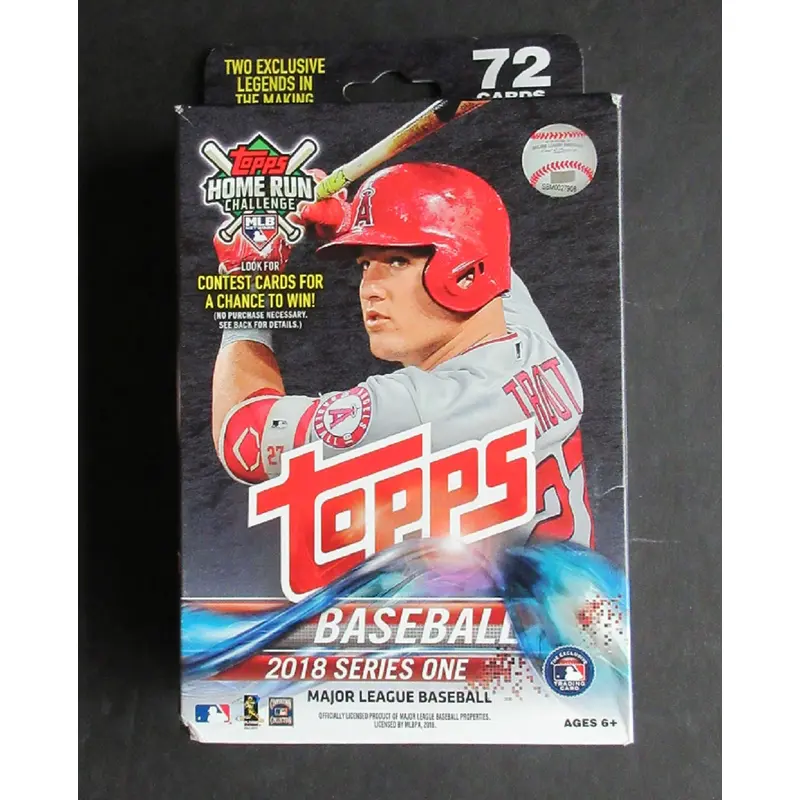 2018 Topps Baseball Series 1 Hanger Box (72 Cards)