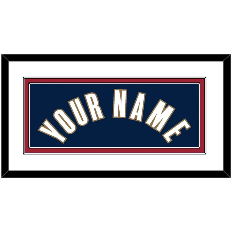 Cleveland Name - Alternate Blue (2005-2010) - Double Mat 1
