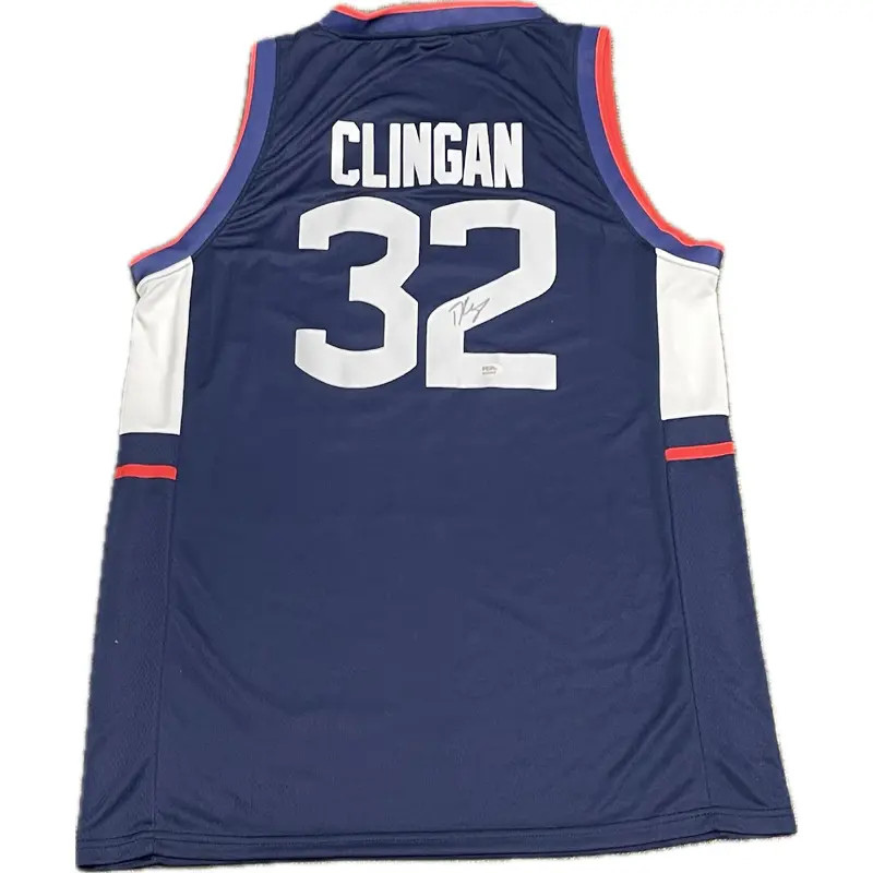 Donovan Clingan Signed Basketball PSA/DNA Autographed UCONN Huskies