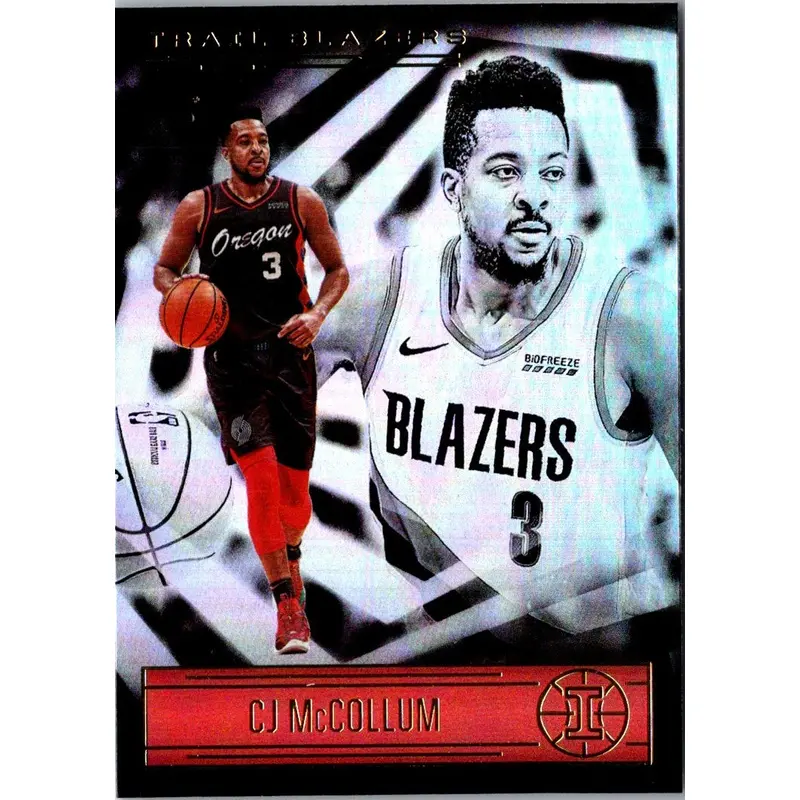 2020 Panini Illusions Asia Red CJ McCollum #121