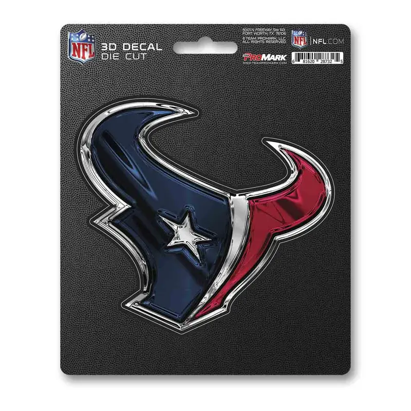 NFL - Houston Texans 3D Decal