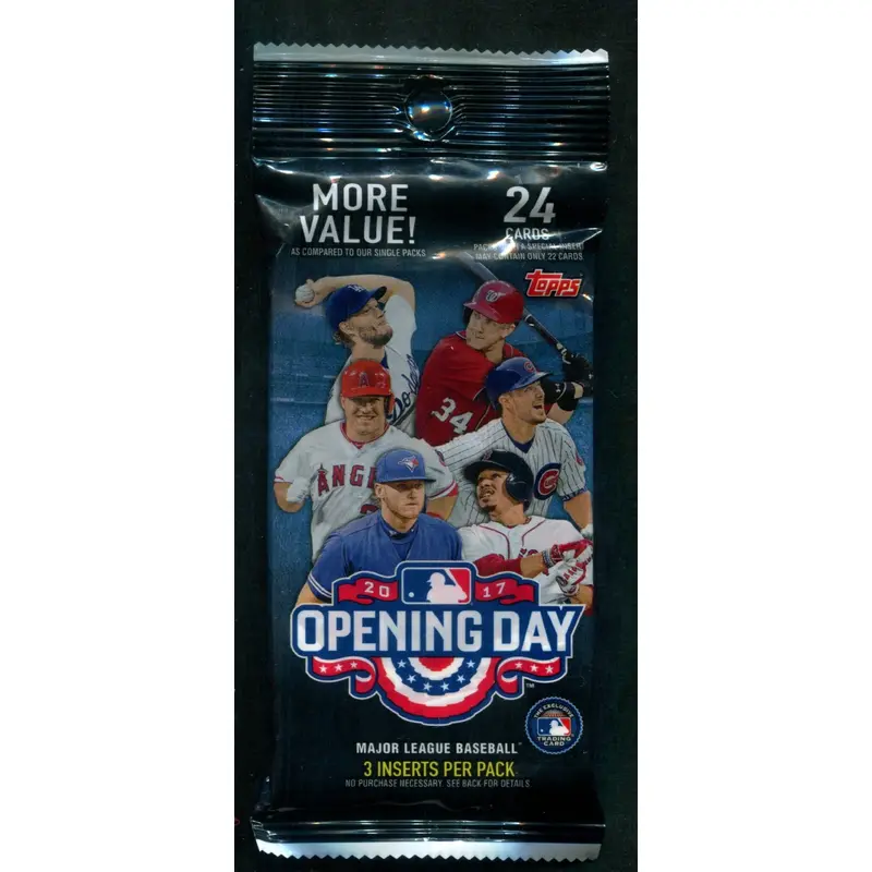 2017 Topps Opening Day Baseball Unopened Value Pack (24)