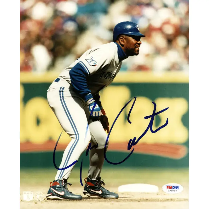 Blue Jays Joe Carter Signed Authentic 8X10 Photo Autographed PSA/DNA #G39597