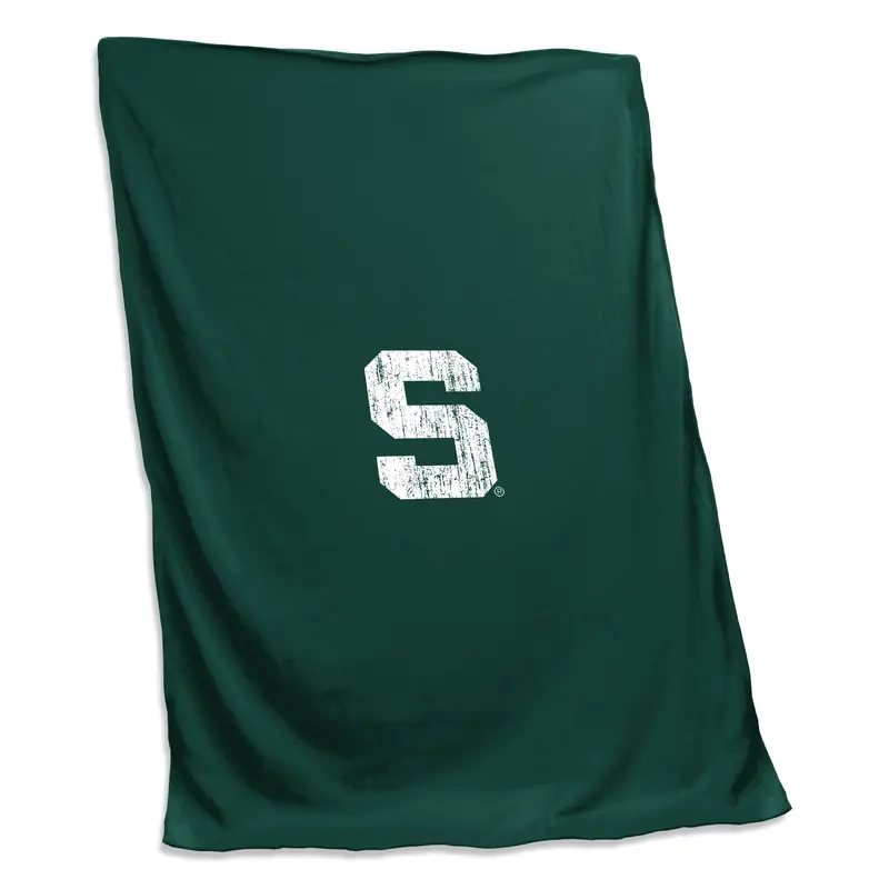 MI State Sweatshirt Blanket (Screened)