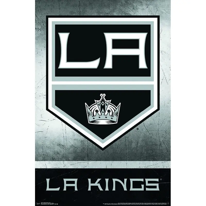 Los Angeles Kings NHL Hockey Official Team Logo Poster - Trends International