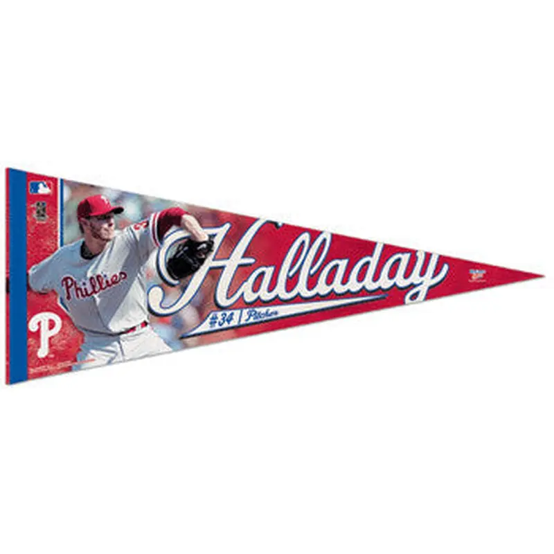 Roy Halladay "Action" Philadelphia Phillies Premium Felt Collector's Pennant (LE /2010)