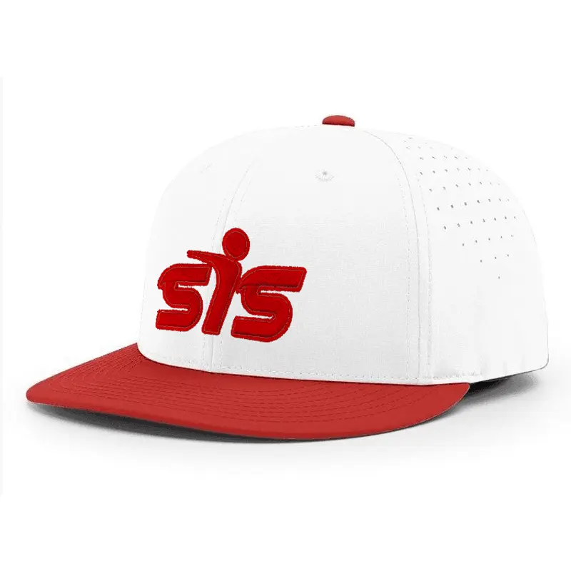 Smash It Sports CA i8503 Performance Hat - Red/White/Red