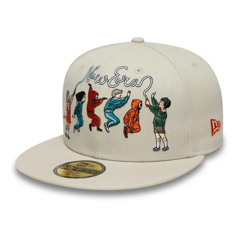 New Era - 59FIFTY Fitted Cap - SQUID GAME - SKIPPING - Stone