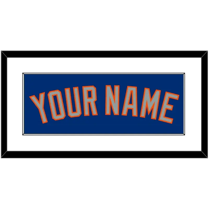 New York Name - Alternate Road Blue - Single Mat 1