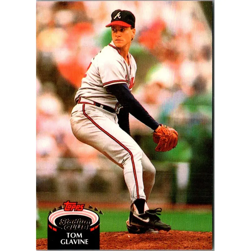 1992 Stadium Club Tom Glavine #395