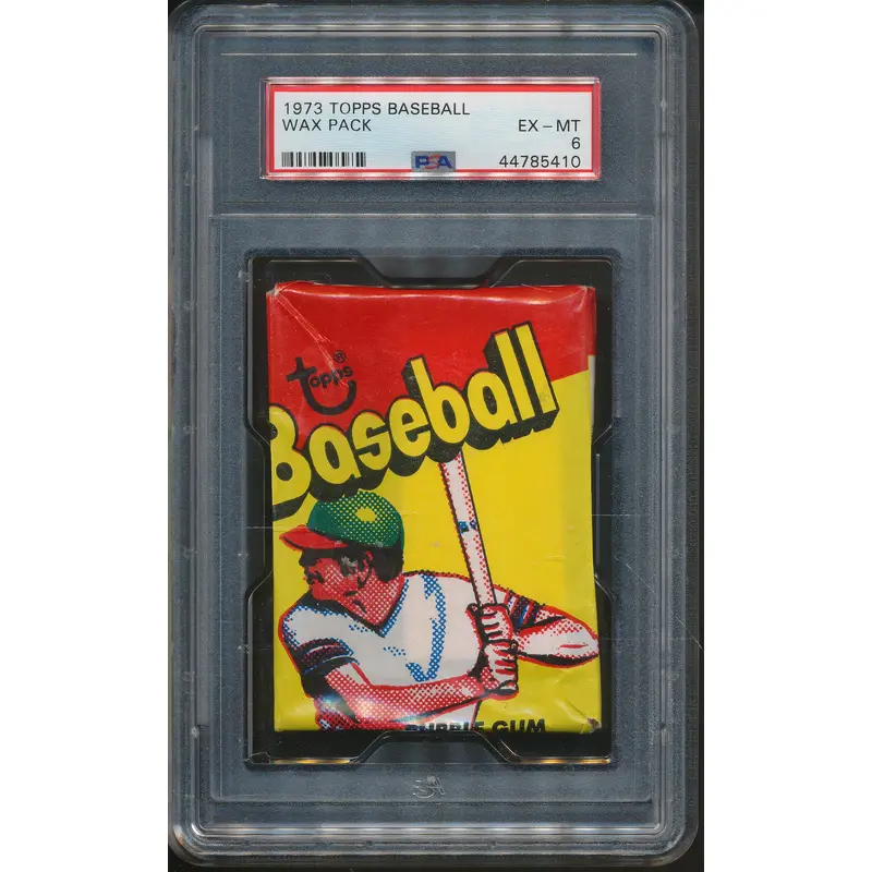 1973 Topps Baseball Unopened Wax Pack PSA 6