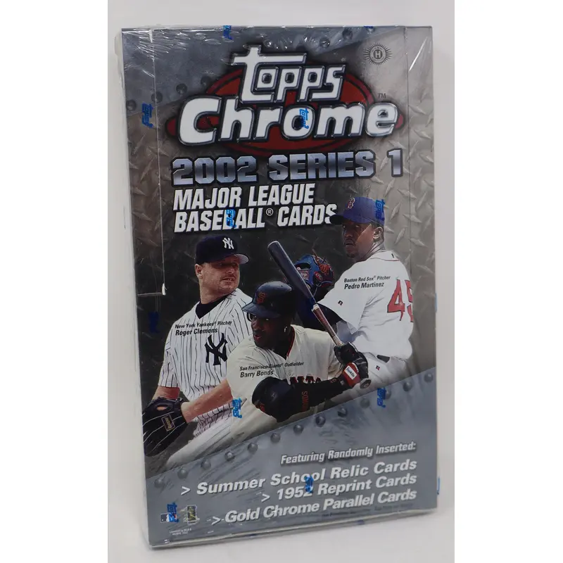 2002 Topps Chrome Baseball Series 1 Box (Hobby) (24/4)